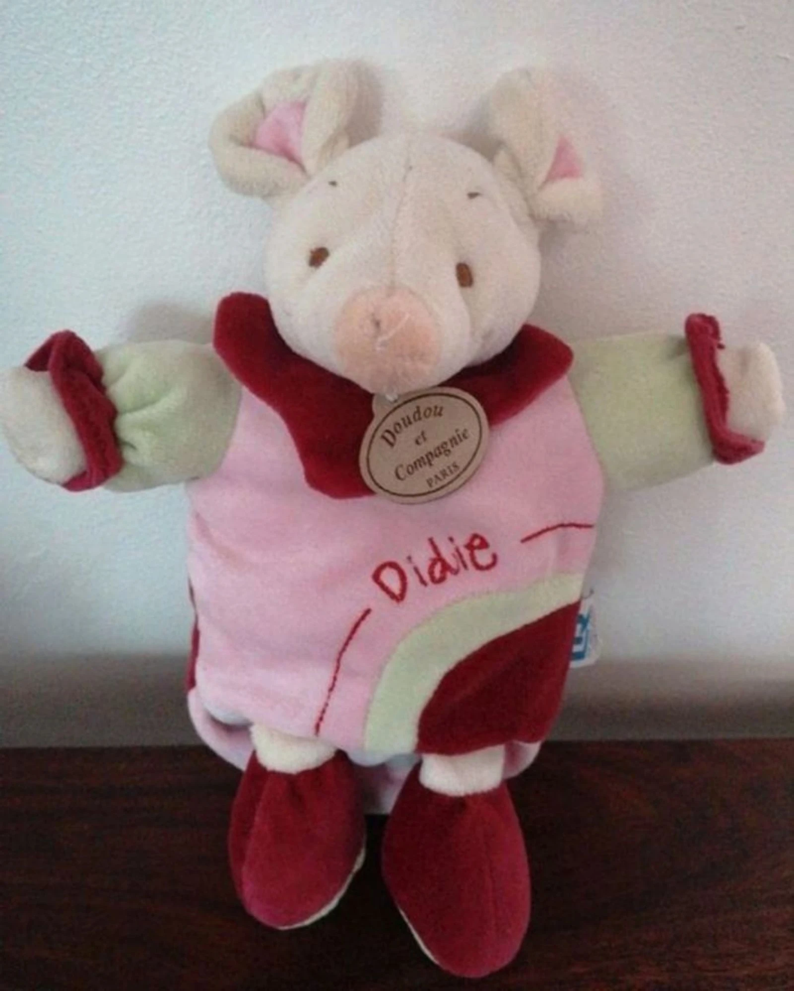 Doudou marionnette Didie la souris Doudou et Compagnie